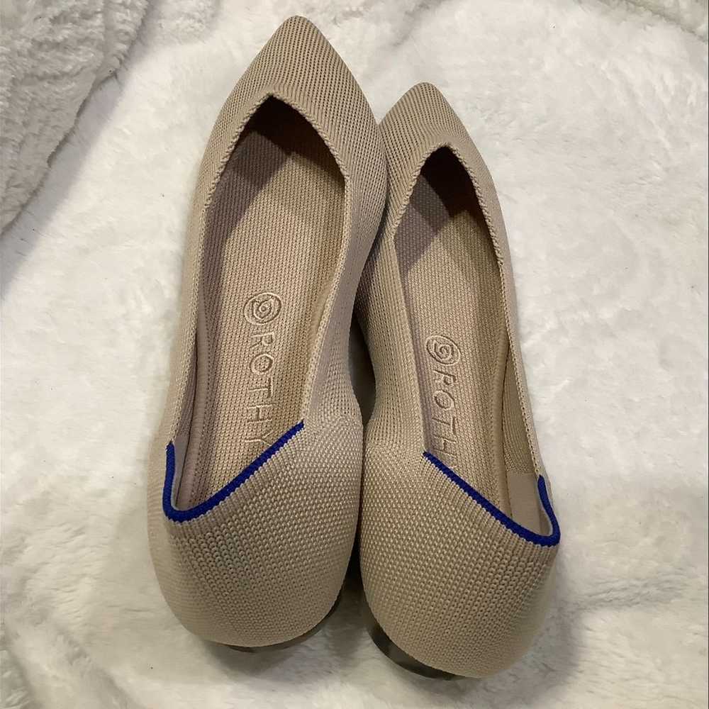 Rothy's The Point Flat Ecru Textile Ballet Flats … - image 4