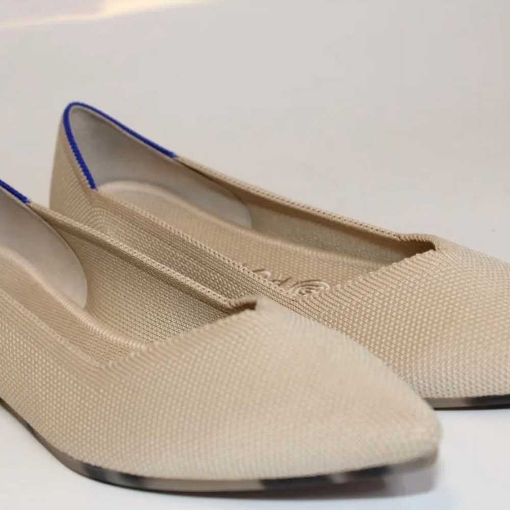 Rothy's The Point Flat Ecru Textile Ballet Flats … - image 8