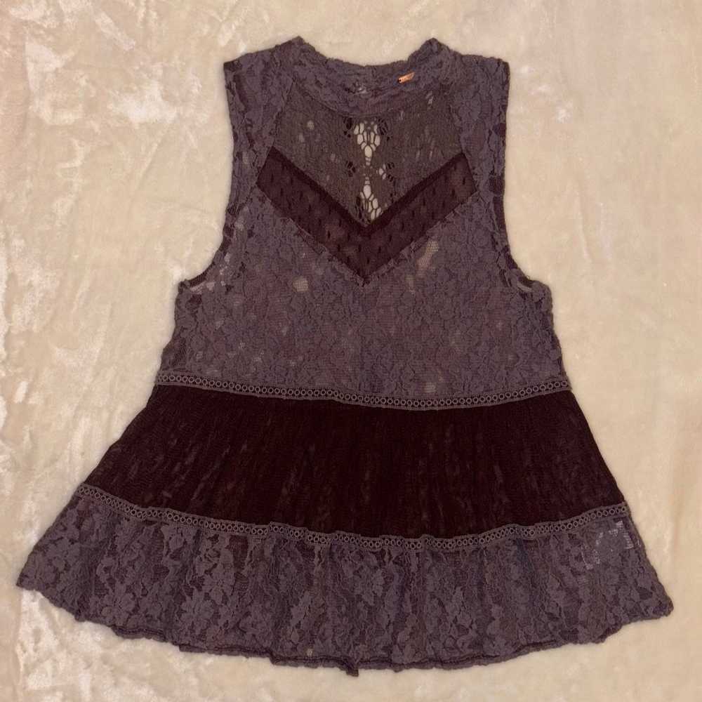 Free People Ladybird Lace Mauve Purple Babydoll P… - image 2