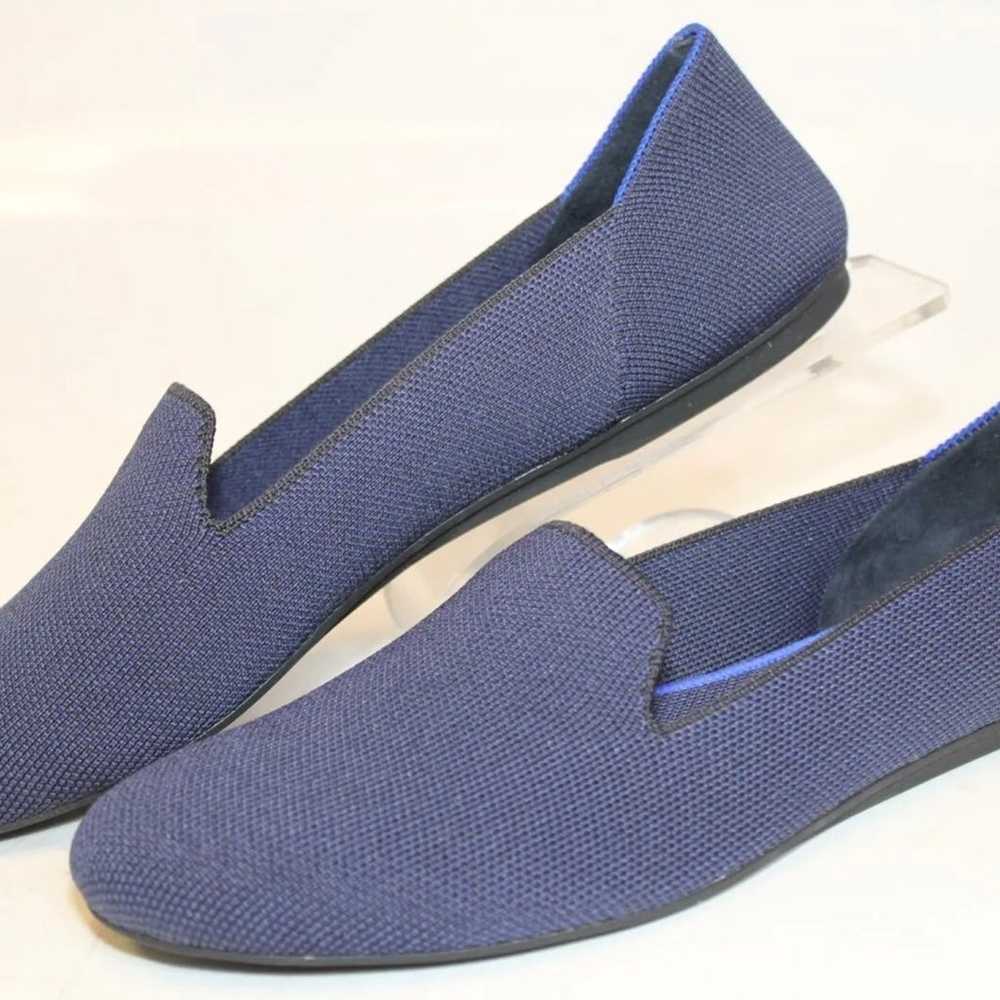 Rothy's The Loafer Navy Textile Slip On Flat Comf… - image 7