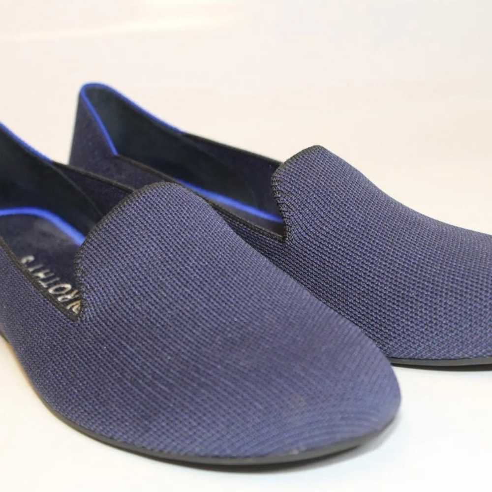 Rothy's The Loafer Navy Textile Slip On Flat Comf… - image 8