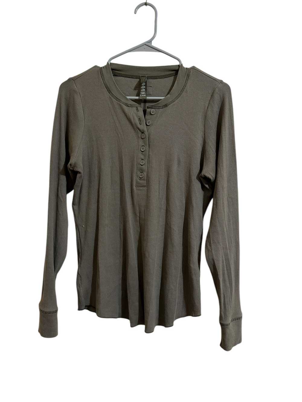 SKIMS Skims Long Sleeve Henley - image 1