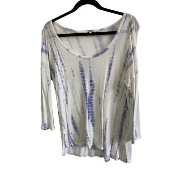 Splendid Tie Dye Blue Medium Loungewear Long Sleev