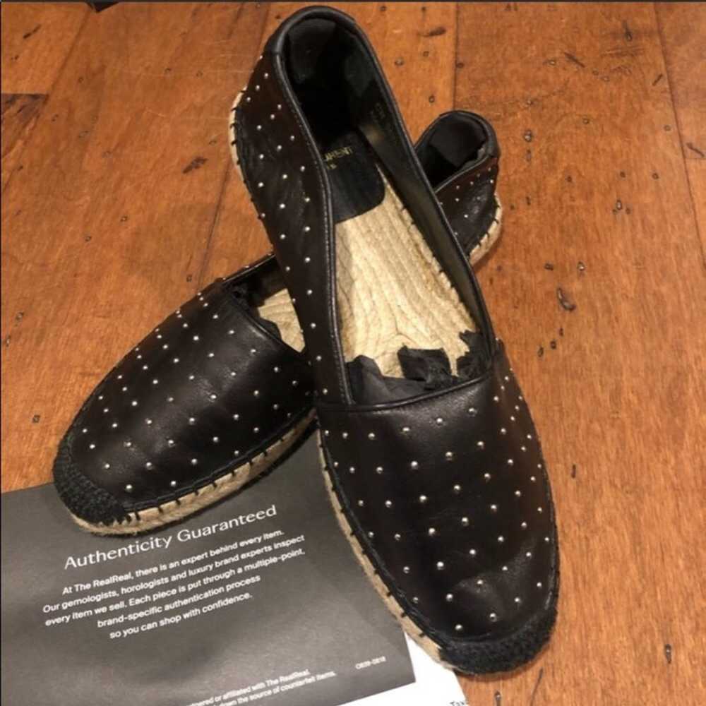 YSL Saint Laurent studded espadrilles - image 1