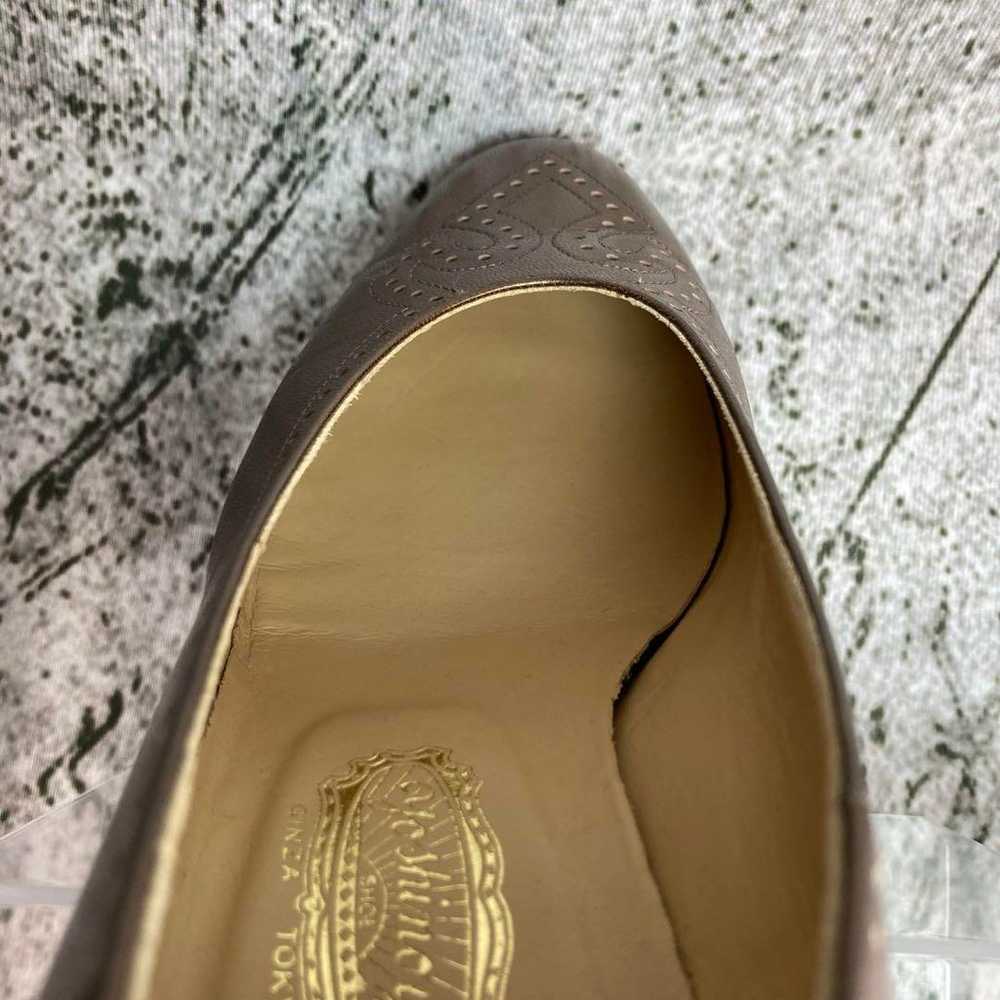 Ginza Yoshinoya Leather Pumps Medallion - image 10