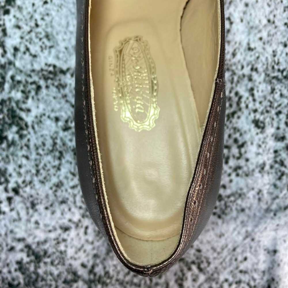 Ginza Yoshinoya Leather Pumps Medallion - image 8