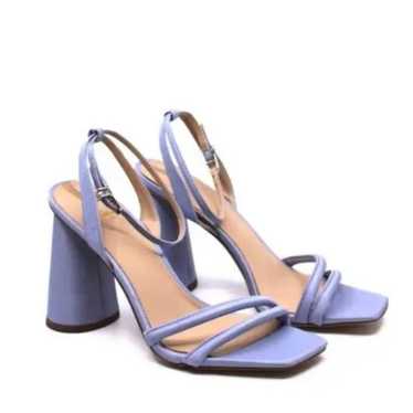 Sam Edelman Kia Heels Strappy Sandals Blue Strappy