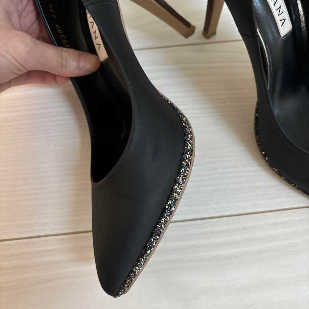 DIANA Black High Heels Glitter - image 9