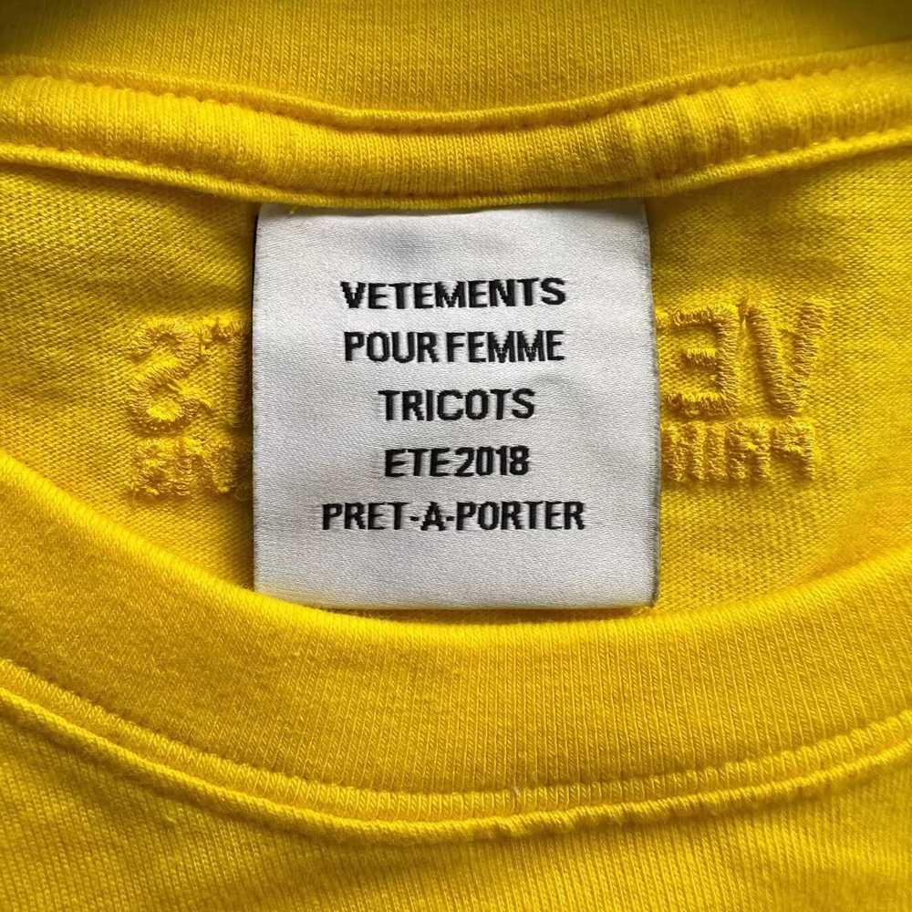 Vetements Vetements 18ss Fake Two Piece Printed L… - image 7