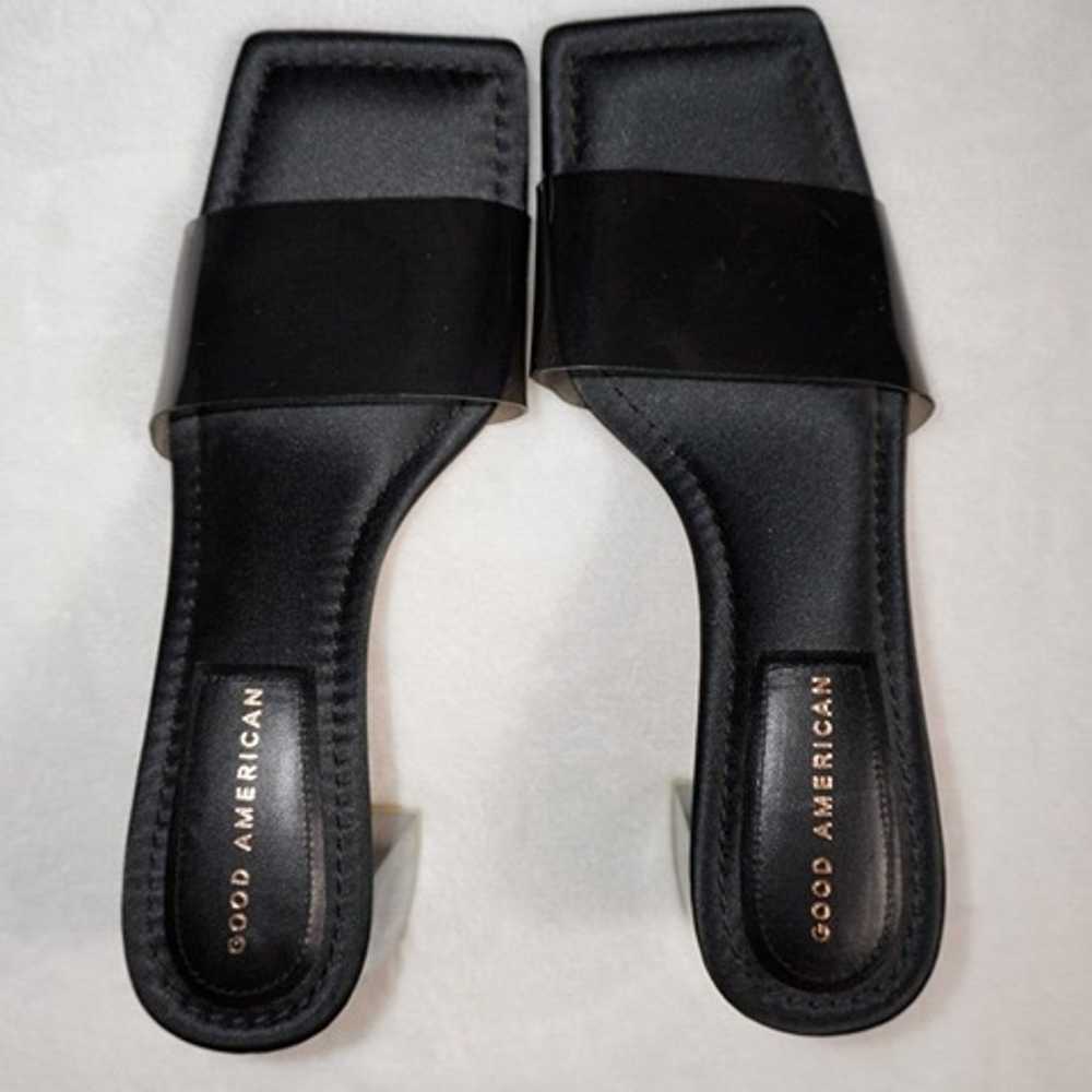 Good American Womens Sandal Size 7.5 Ombre Black … - image 3