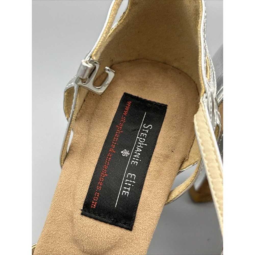 Stephanie Heels Ballroom Dance Latin Leather Sole… - image 10