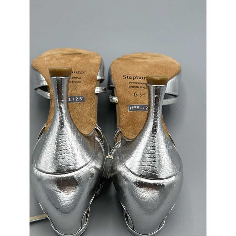 Stephanie Heels Ballroom Dance Latin Leather Sole… - image 6