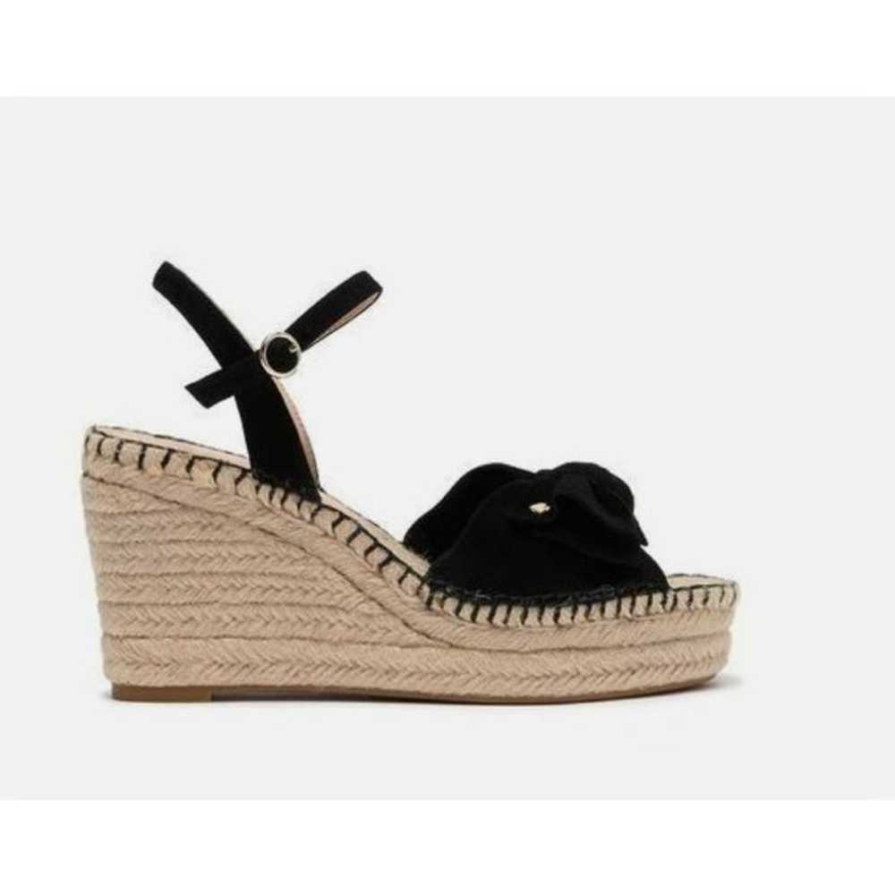 Kate Spade NY Fanni Platform Wedge Espadrille Bla… - image 2