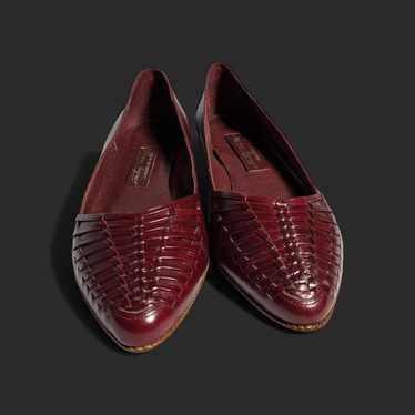 Etienne Aigner Red Shoes Size 3000 Made in USA Gre