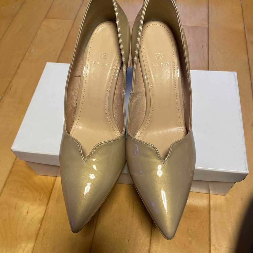 EIZO Beige High Heels Pumps Approximately 8cm - image 4