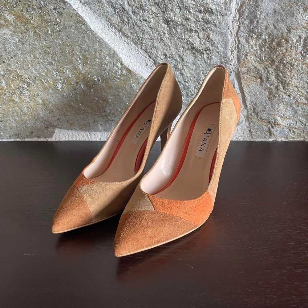 DIANA Suede Pumps Orange - image 2