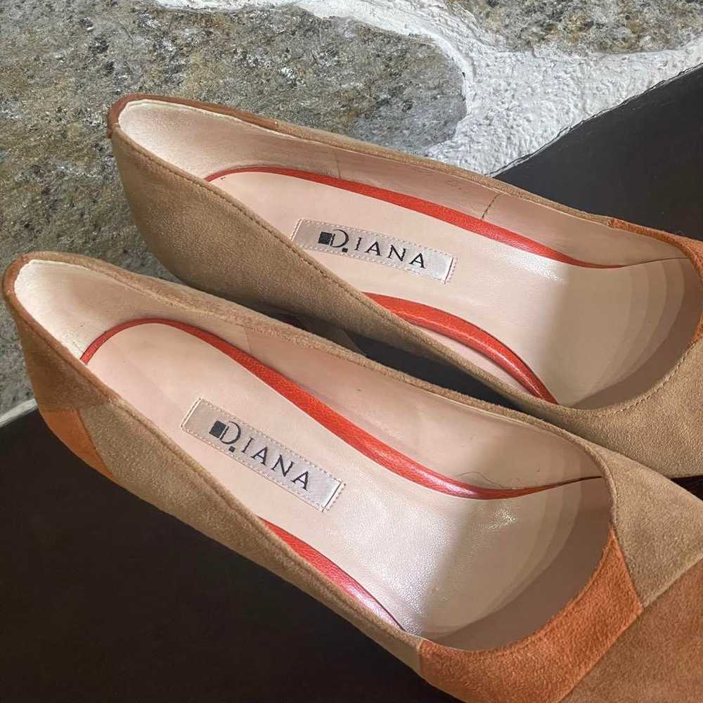 DIANA Suede Pumps Orange - image 6