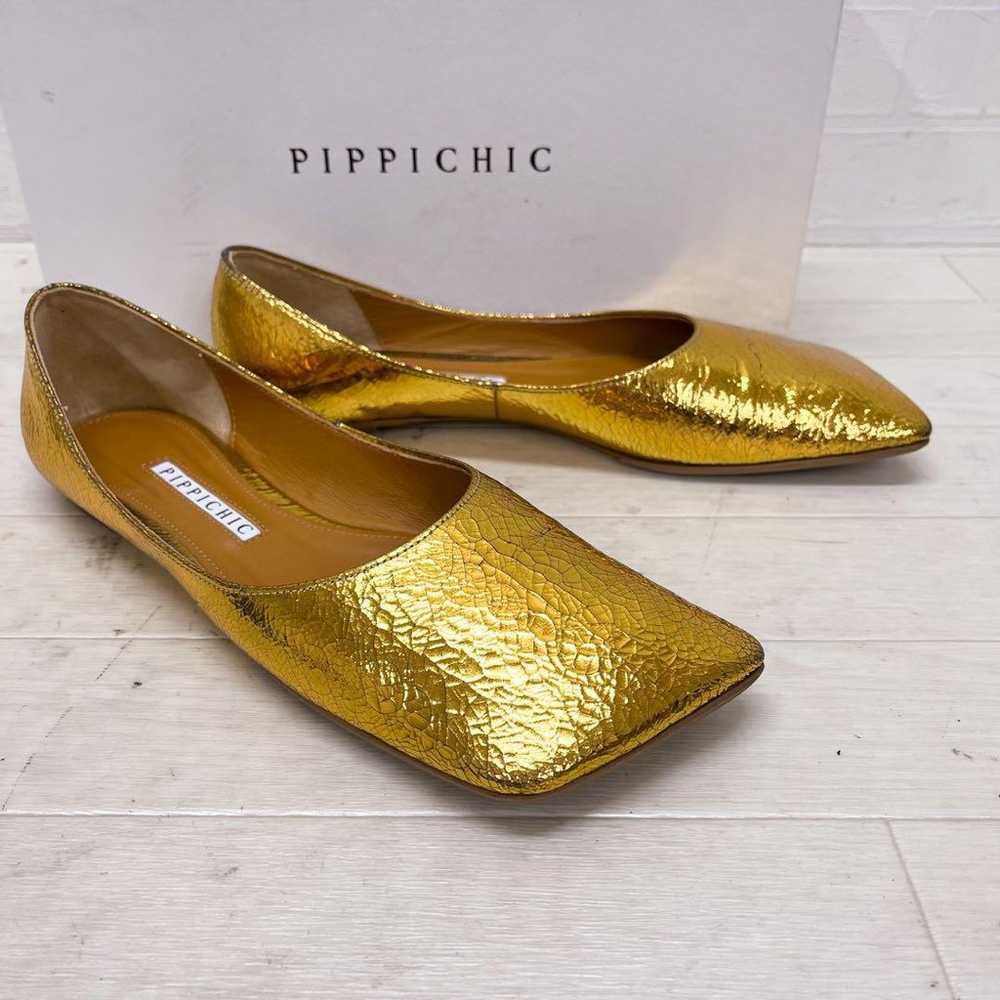 Y110★ Boxed PIPPICHIC pumps with crack finish in … - image 2