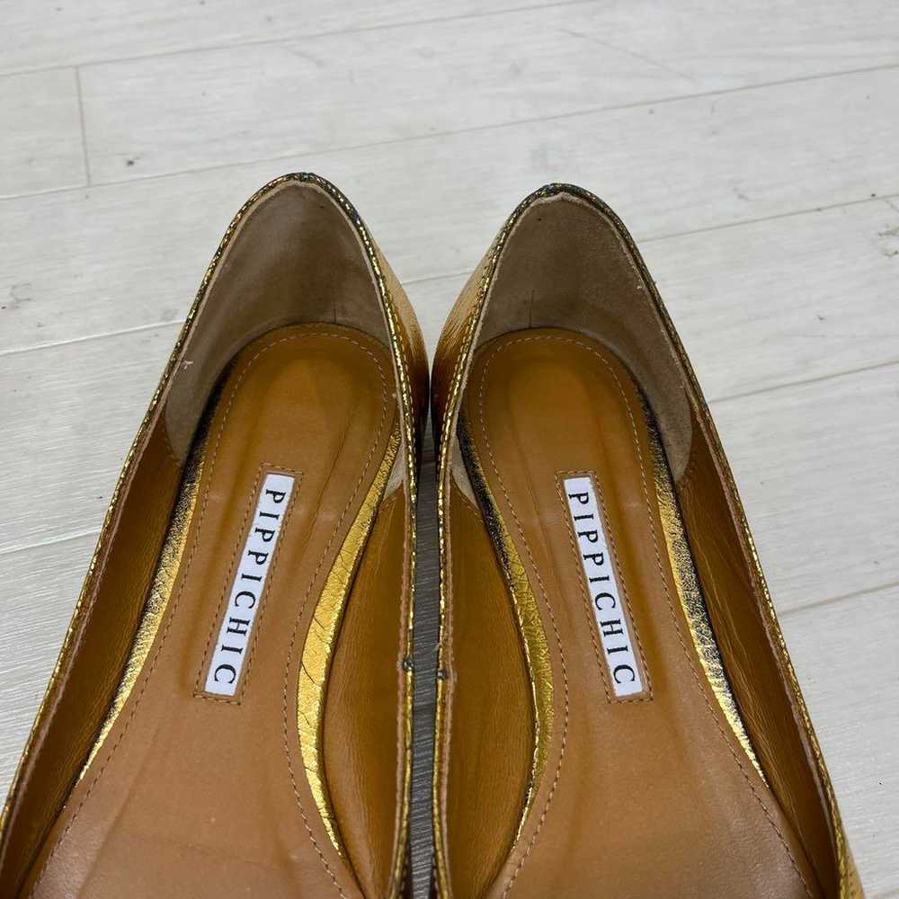 Y110★ Boxed PIPPICHIC pumps with crack finish in … - image 3