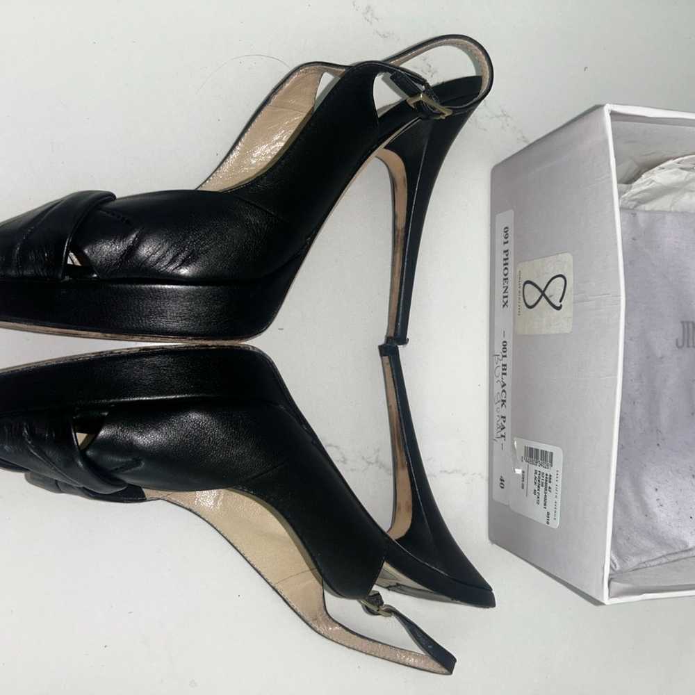 Jimmy Choo Black Patent Leather Heels - image 1