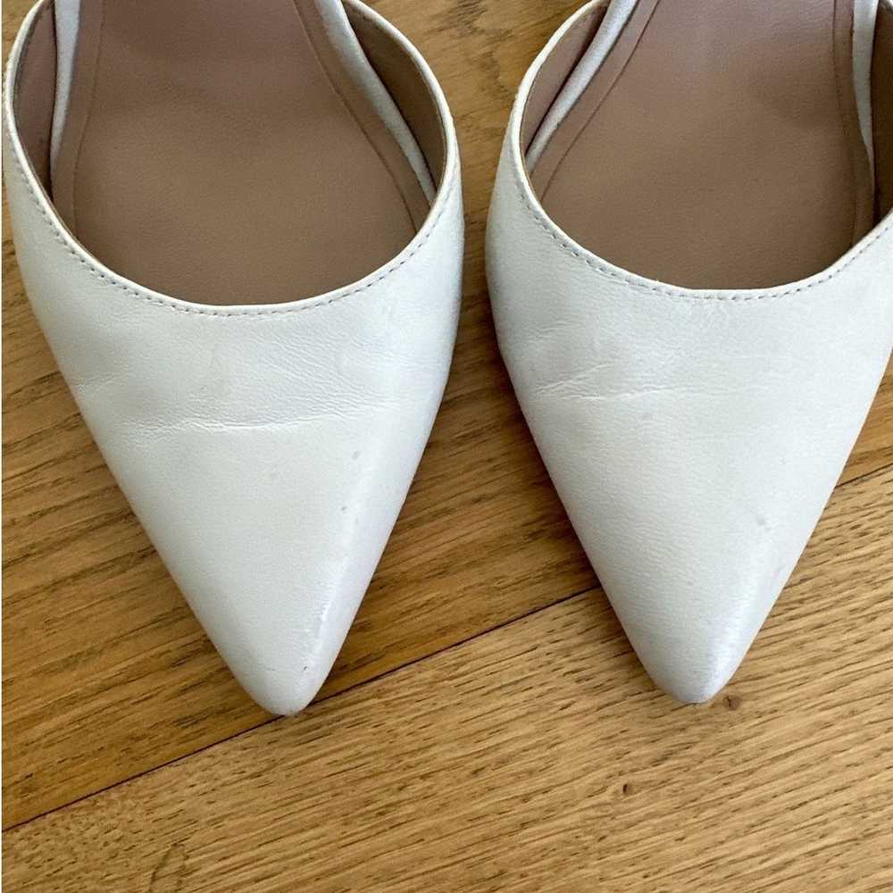 Banana Republic - High Heel Mule Pumps in White - image 4