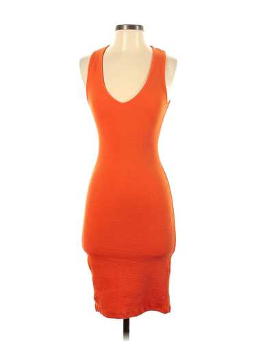 Zara Women Orange Cocktail Dress S