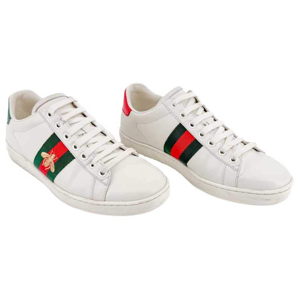 Gucci Ace leather trainers - image 1