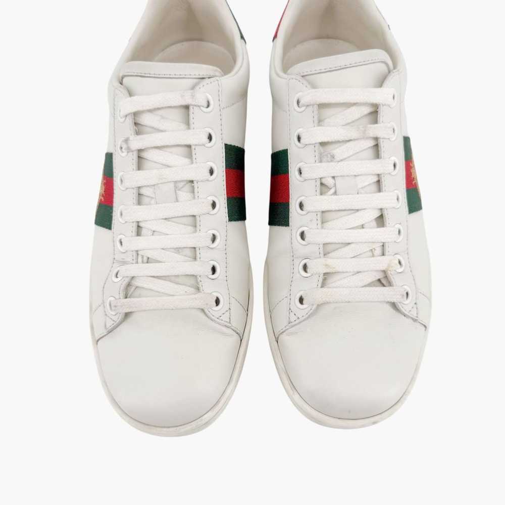 Gucci Ace leather trainers - image 4