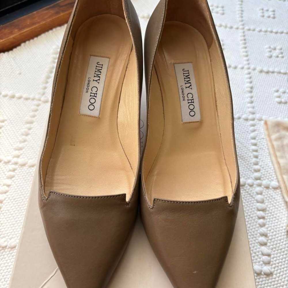 JIMMY CHOO Dark Beige High Heels / Pumps Size 38 - image 1