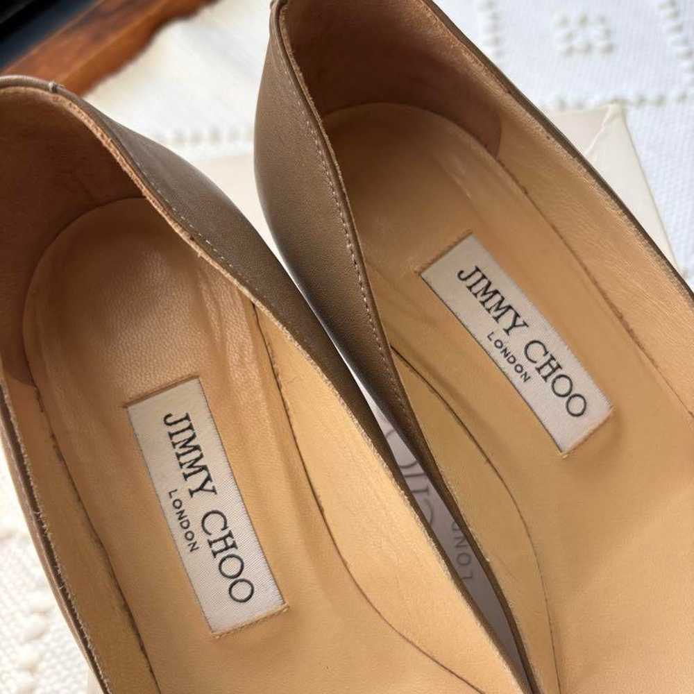 JIMMY CHOO Dark Beige High Heels / Pumps Size 38 - image 3