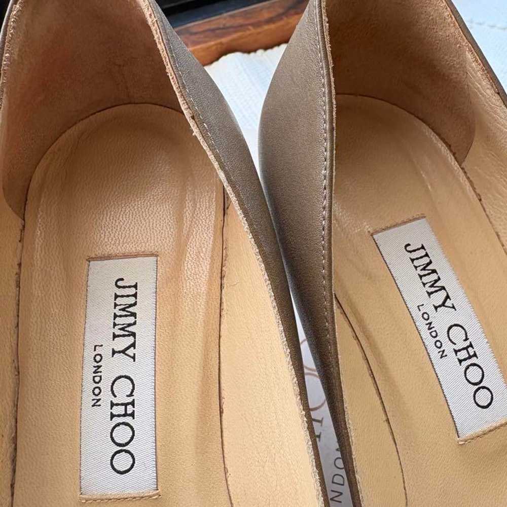 JIMMY CHOO Dark Beige High Heels / Pumps Size 38 - image 4