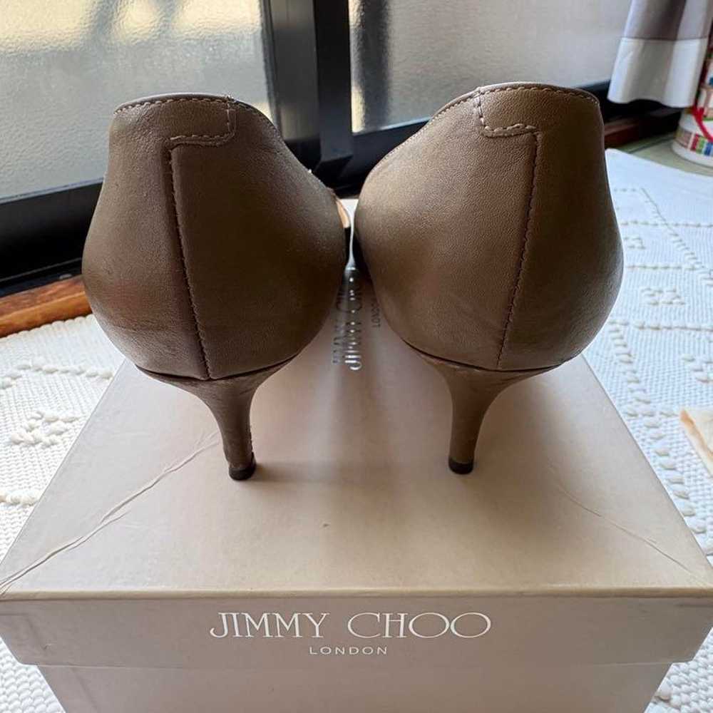 JIMMY CHOO Dark Beige High Heels / Pumps Size 38 - image 8