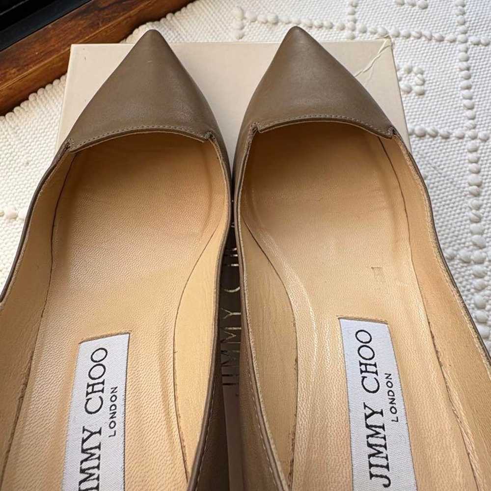 JIMMY CHOO Dark Beige High Heels / Pumps Size 38 - image 9