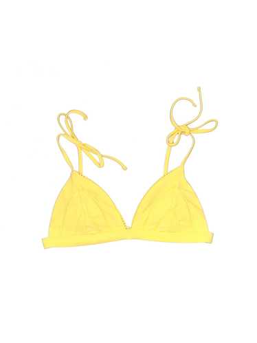 Hollister Women Yellow Swimsuit Top S