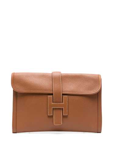 Hermès Pre-Owned 1999s Jige Elan clutch bag - Bro… - image 1