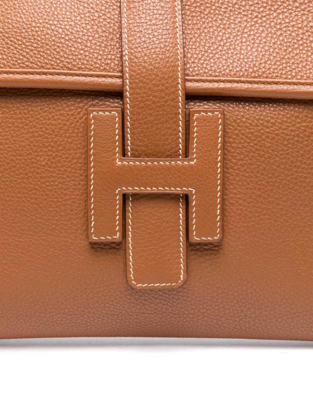 Hermès Pre-Owned 1999s Jige Elan clutch bag - Bro… - image 3