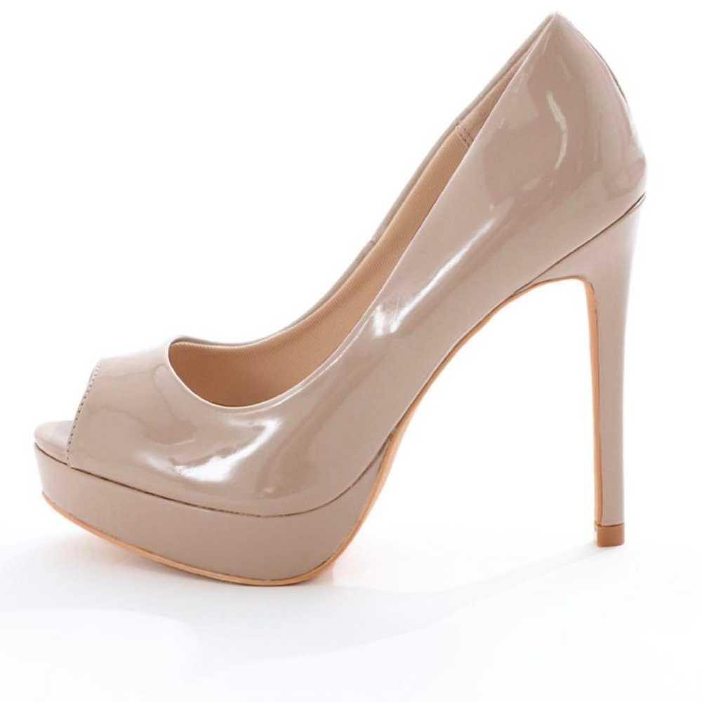 【COMEX】 11cm Heel / Patent Leather / Open-Toe Pum… - image 2