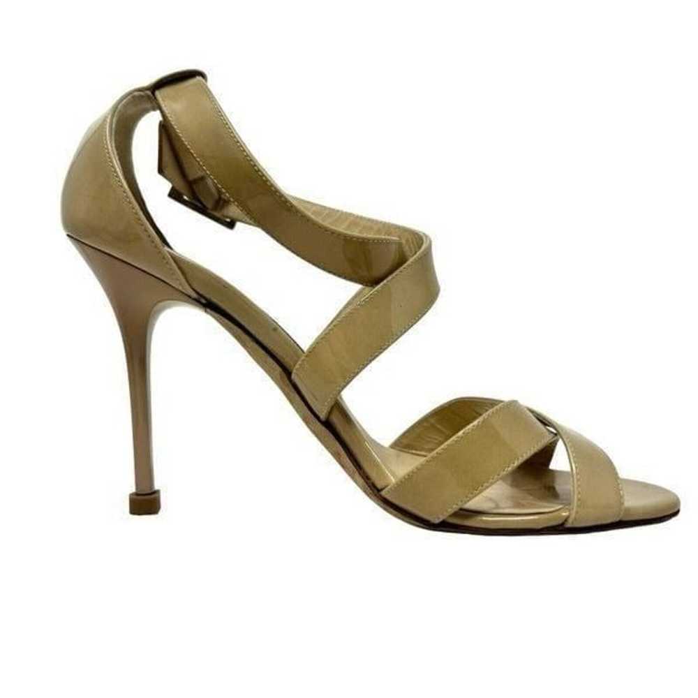 JIMMY CHOO Lottie Strappy Sandal Nude beige paten… - image 6