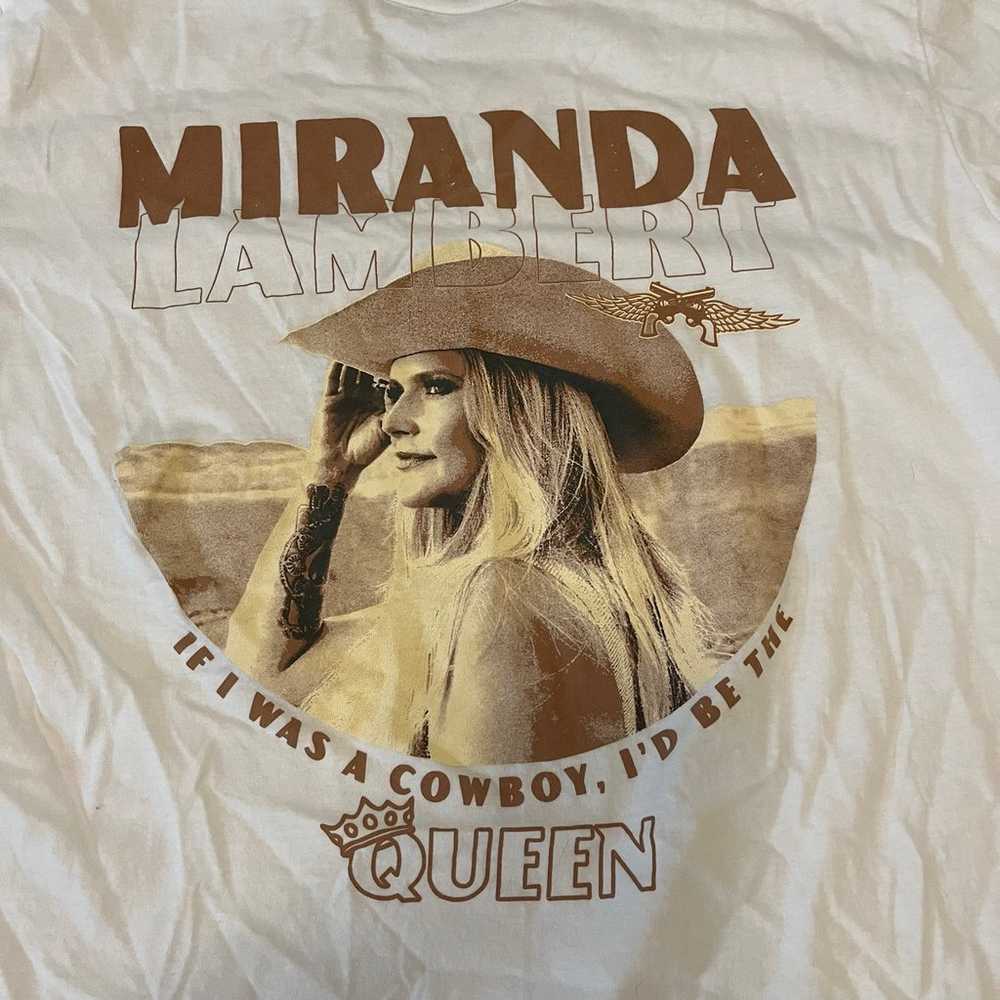 Vintage Miranda Lambert Graphic Tour T-Shirt Woma… - image 2