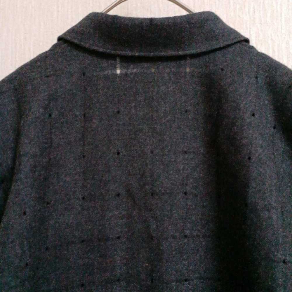 Tre Pini Tre Pinioggi 'L' Shirt Jacket 100% Wool … - image 11