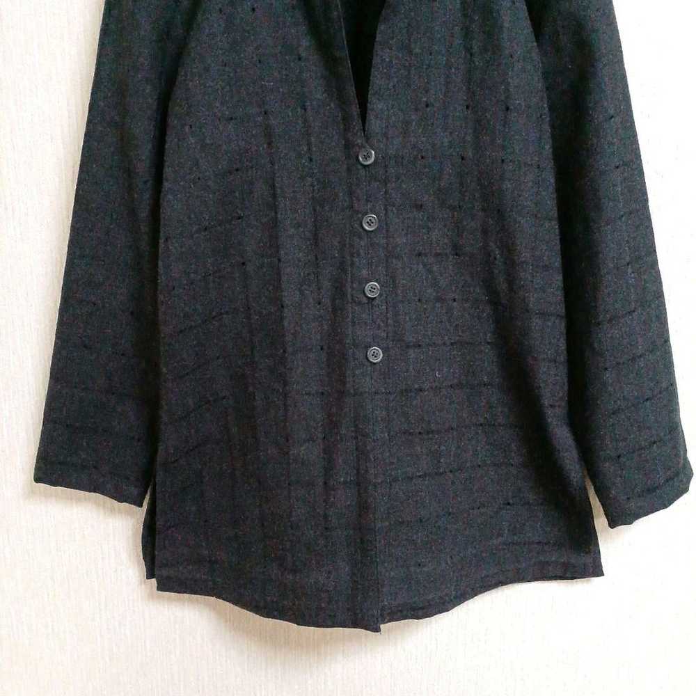 Tre Pini Tre Pinioggi 'L' Shirt Jacket 100% Wool … - image 4