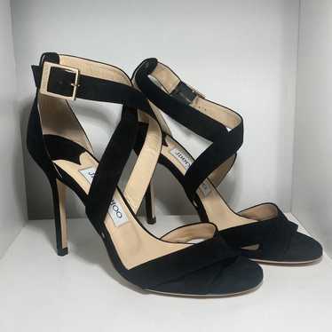 Jimmy Choo Black Lottie Heels