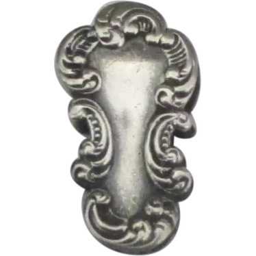 Vintage 1920's Sterling Lingerie Clip Pin - image 1