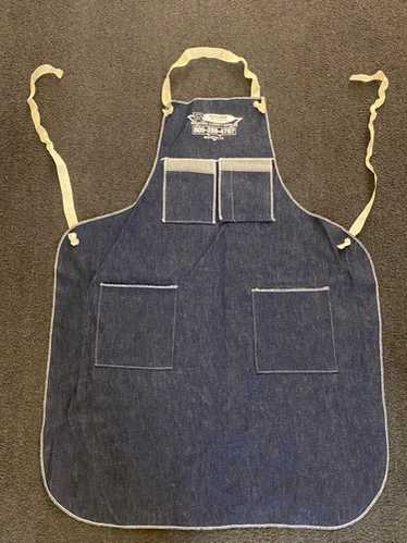 GOOD PRINT 60's〜 VINTAGE WORK APRON USA Vintage Apron, Denim Apron, 1960s Apron, Vintage Workwear
