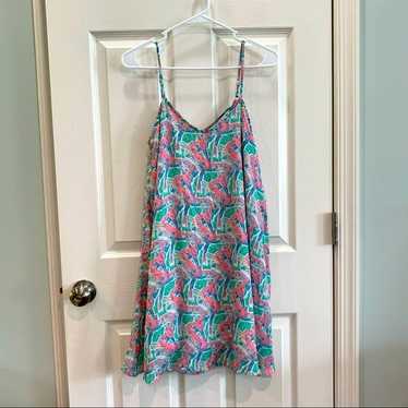 Lauren James size SM dress parrot print