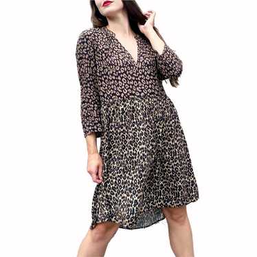 Anthropologie Maeve Animal Print Dress- Small