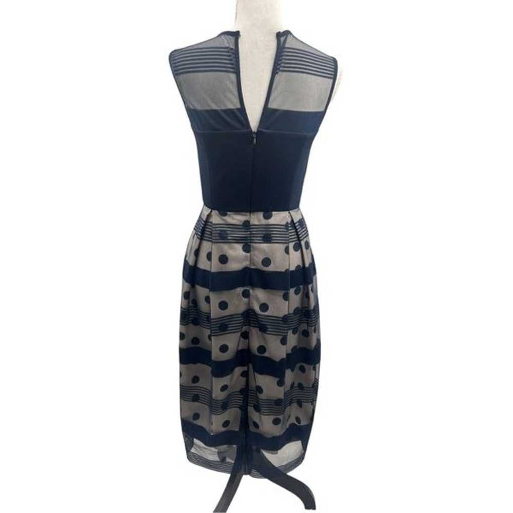 J. Peterman  sleeveless fully lined polka dot a l… - image 3