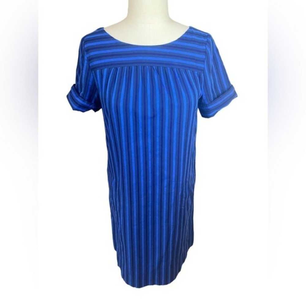 Anthropologie HD In Paris  Cerulean Stripes Shift… - image 3