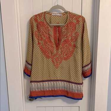 Gretchen Scott Embroidered Tunic Size Medium