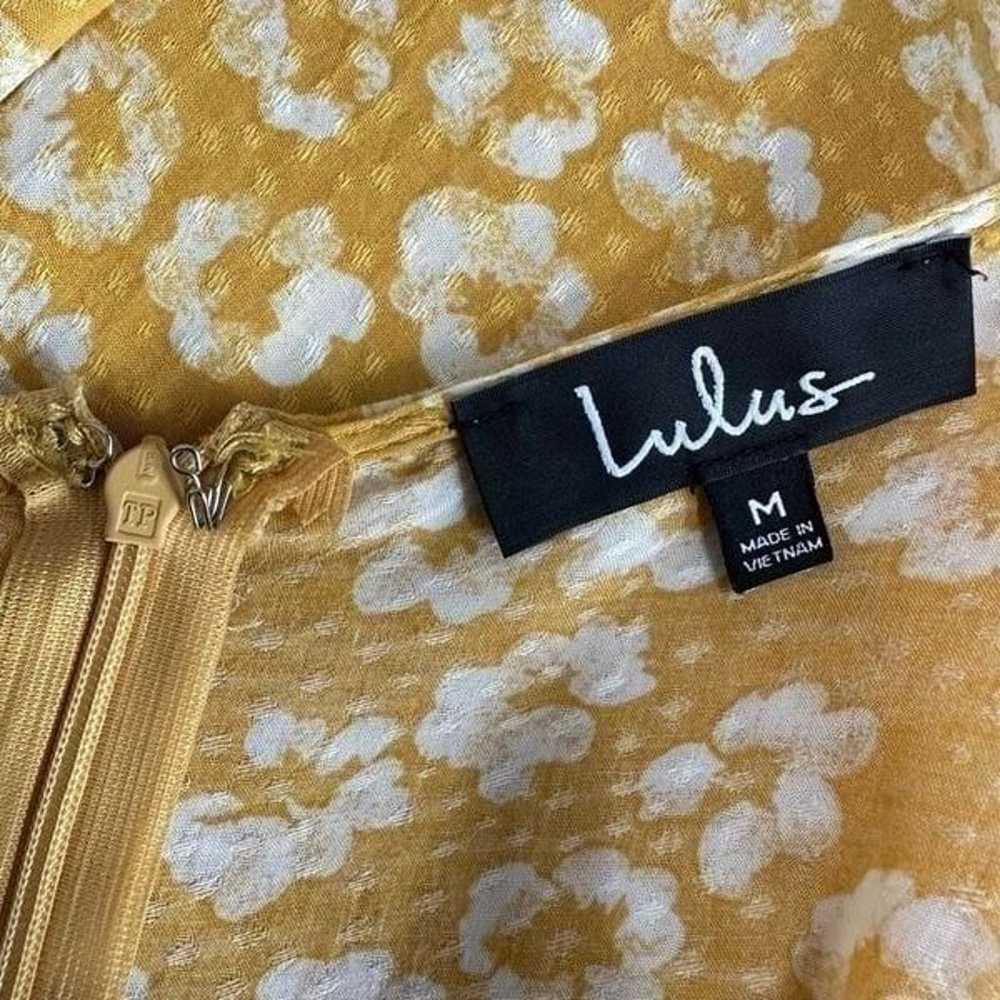 Lulus Garden Explorer Floral Mini Dress Mustard Y… - image 6